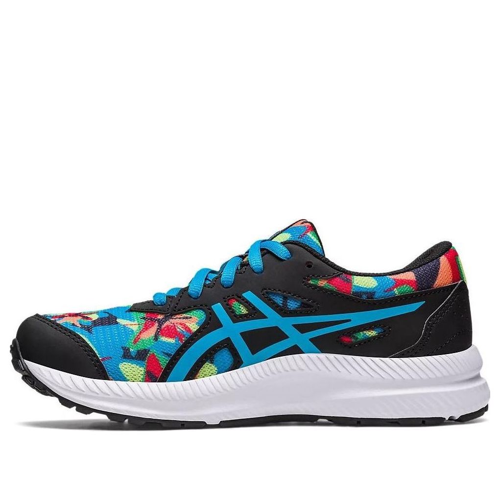 (GS) ASICS Contend 8 'Black Island Blue Camo' 1014A294-003