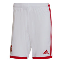 adidas Arsenal 22/23 Home Shorts Asia Sizing 'White Red' H25652