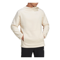 Men's adidas Embroidered Logo Solid Color Sports Pullover White HU0290