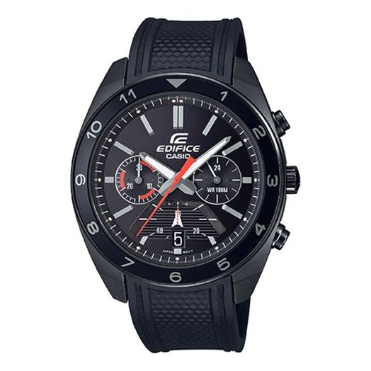 CASIO EDIFICE Racing Style Waterproof Mens Black Analog EFV-590PB-1AVUPF