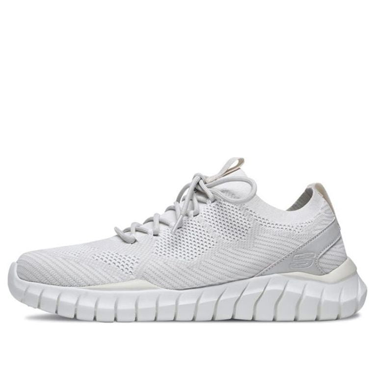 Skechers Overhaul Sneakers White/Grey 52820-NAT