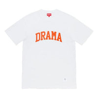 Supreme FW19 Week 5 Drama S/S Top Alphabet Short Sleeve Unisex White SUP-FW19-560