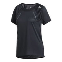 (WMNS) adidas Heat.rdy Tee Running Sports Short Sleeve Black EH4229