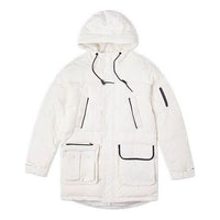 Converse Down Mid Length Jacket Asia Sizing 'White' 10019988-A02