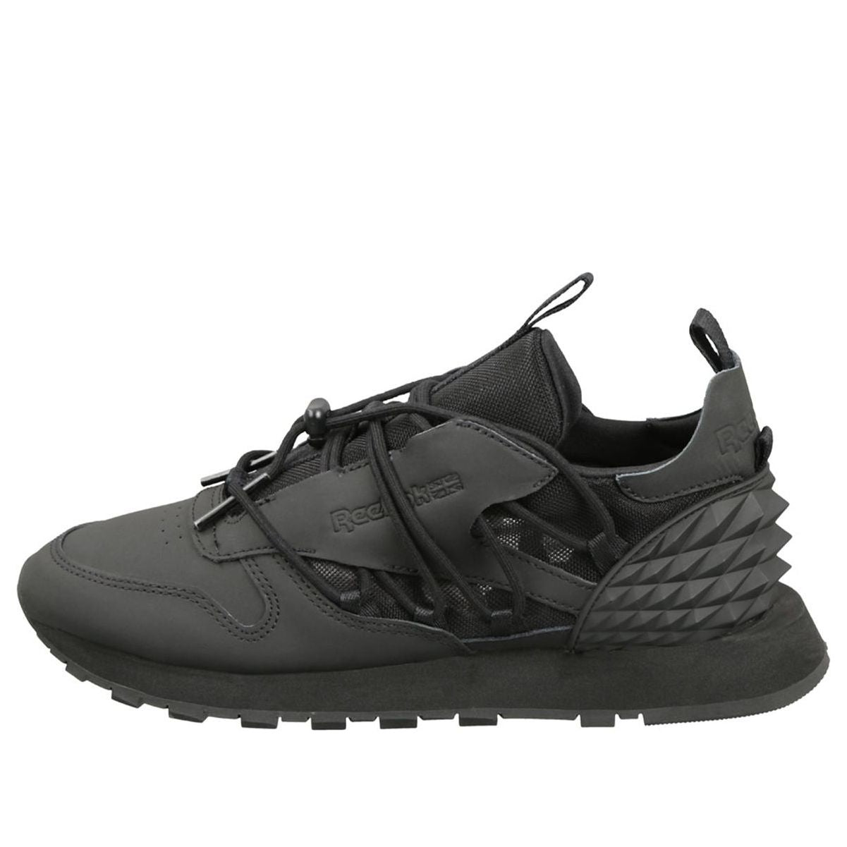 (WMNS) Reebok Classic Leather Running shoes 'Black' EH0404