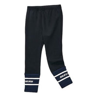 (GS) Skechers Drawstring Fleece Tight Knit Pants 'Black White' L423G005-0018