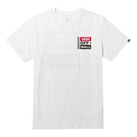 Vans Back Large Logo Printing Round Neck Short Sleeve Couple Style White VN0A3TY4WHT