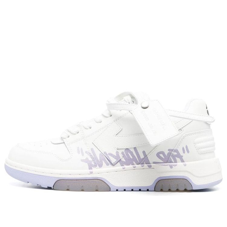 (WMNS) Off-White Out Of Office Low-Top For Walking Sneaker 'White Purple' OWIA259F22LEA0020136