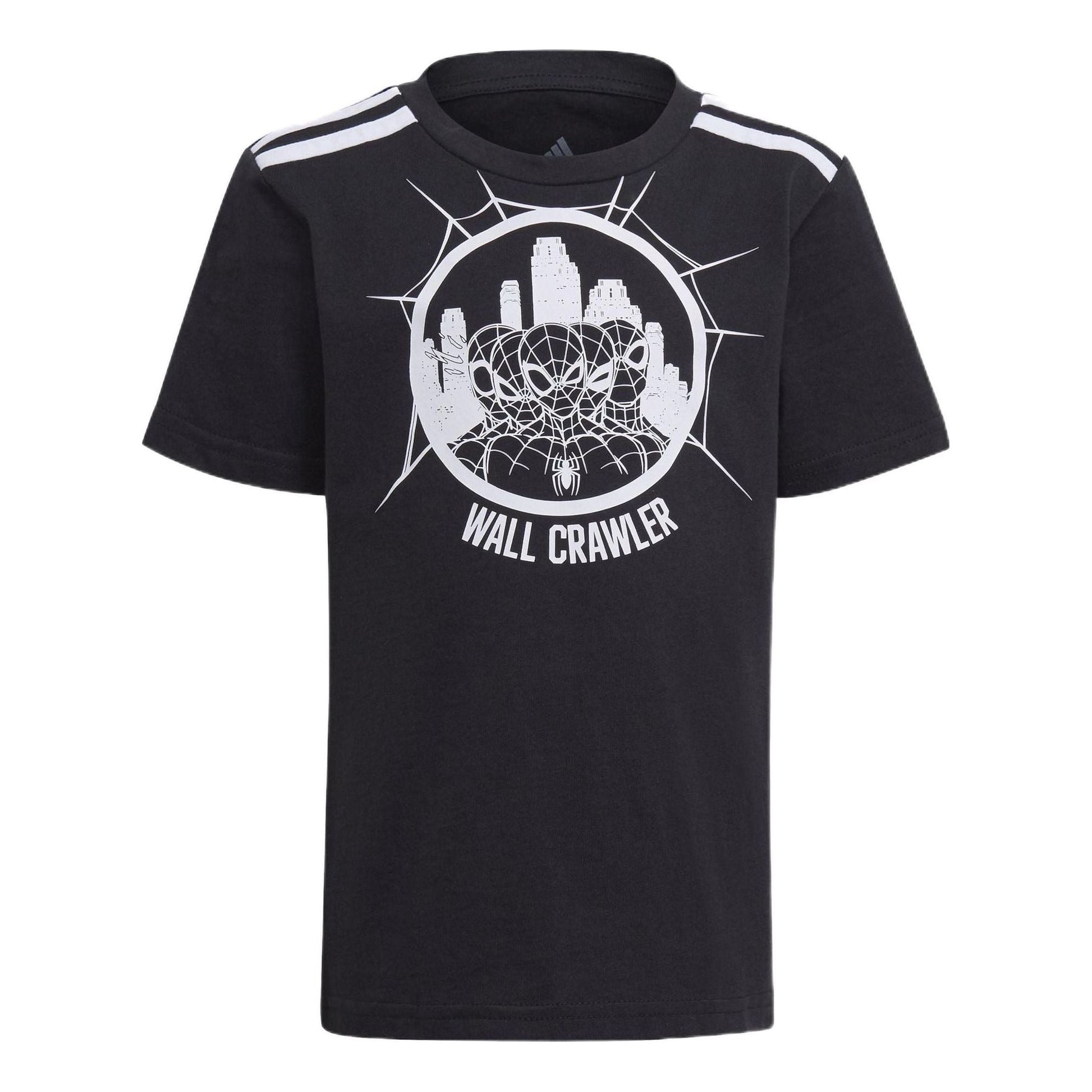 (GS) adidas X Marvel Spider-Man T-Shirts 'Black' GN4927