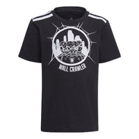 (GS) adidas X Marvel Spider-Man T-Shirts 'Black' GN4927