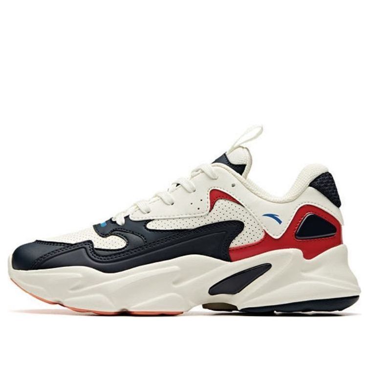 (WMNS) ANTA Life Series Sneakers 'Black White Red' 12948882-4