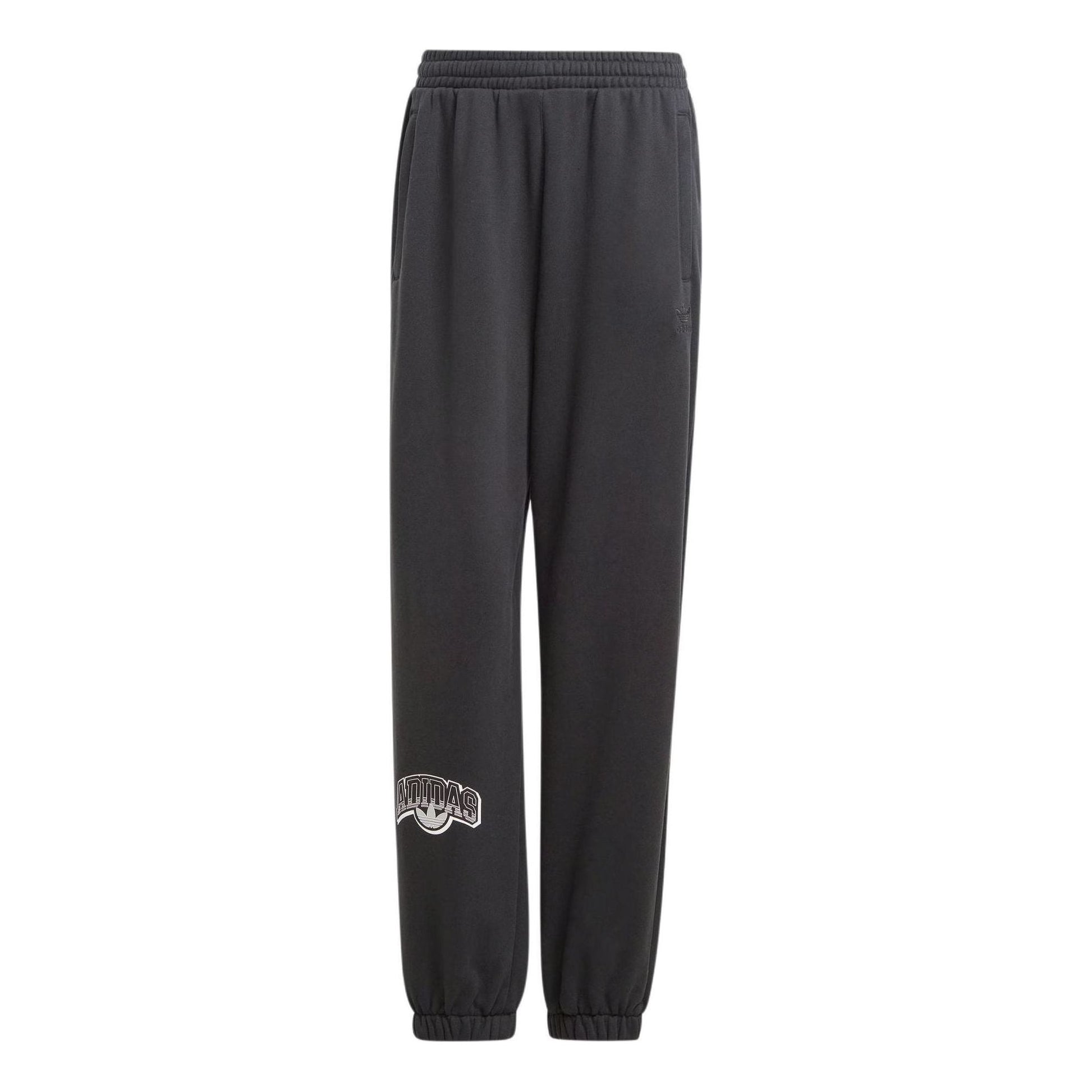 (WMNS) adidas Originals Loose Fit Sweat Pants Asia Sizing 'Black' IS2350