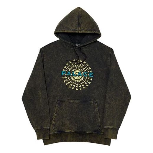 PALACE FW19 Circular Logo Pattern Pircle Unisex Black Green PAL-FW19-009