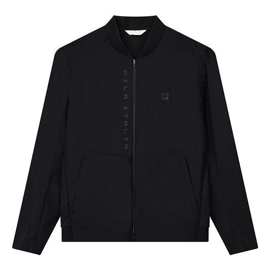 FILA Athletics Logo Woven Jacket Black A11M135704F-BK