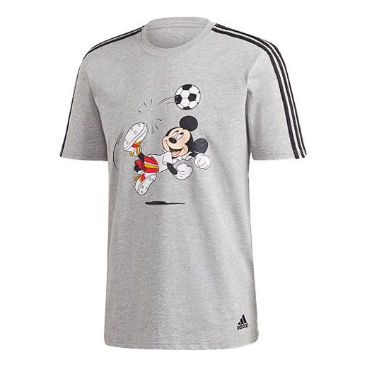 adidas Originals x Disney Mickey Tee 'Grey Black' GQ0978