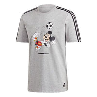 adidas Originals x Disney Mickey Tee 'Grey Black' GQ0978