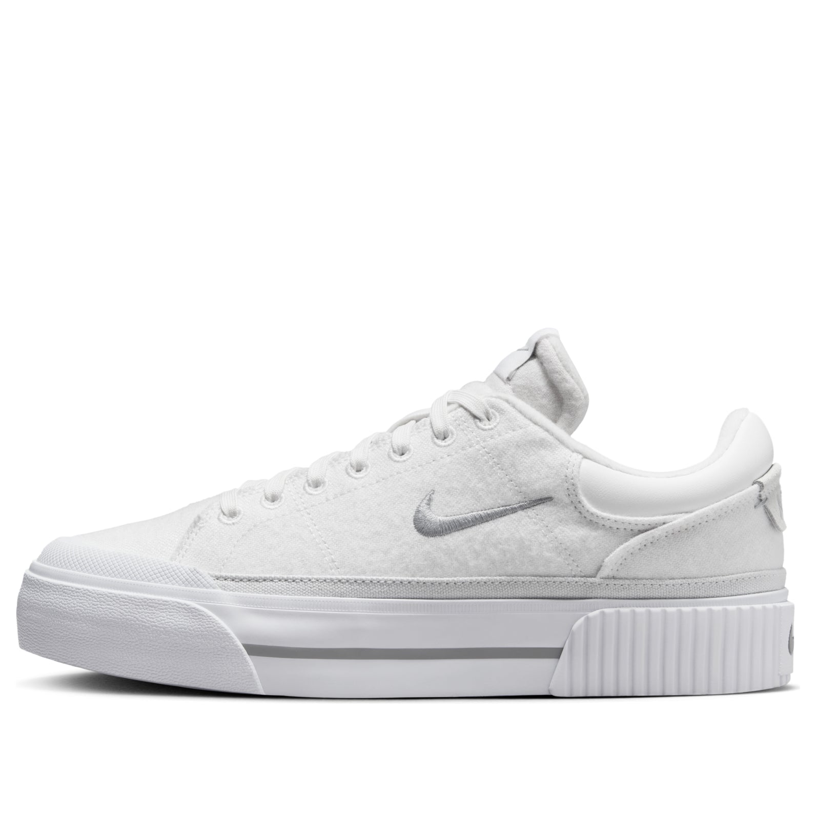 (WMNS) Nike Court Legacy Lift 'Summit White Grey' FZ2606-100