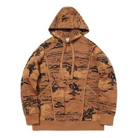 Li-Ning x CF Dunhuang Museum Crossover Athleisure Hoodie 'Brown Black' AWDQB41-3
