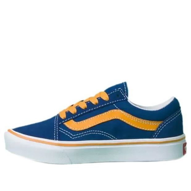 Vans Kid's Pop Comfycush Old Skool Yellow/Blue VN0A4UHAWI5