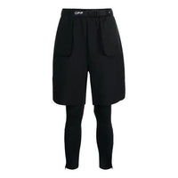Men's Off-White Alphabet Pattern Casual Long Pants/Trousers Slim Fit Black OMVH005I20JER0011010