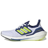 (WMNS) adidas UltraBoost 22 'White Solar Yellow Blue' GZ7211