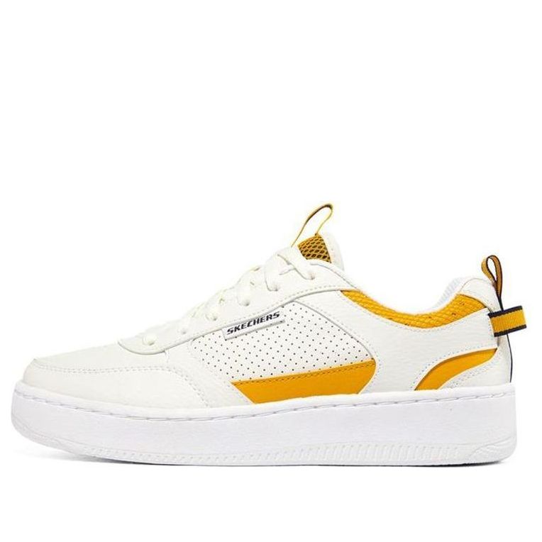 (WMNS) Skechers Sport Court 92 'White Orange' 149917-WYL