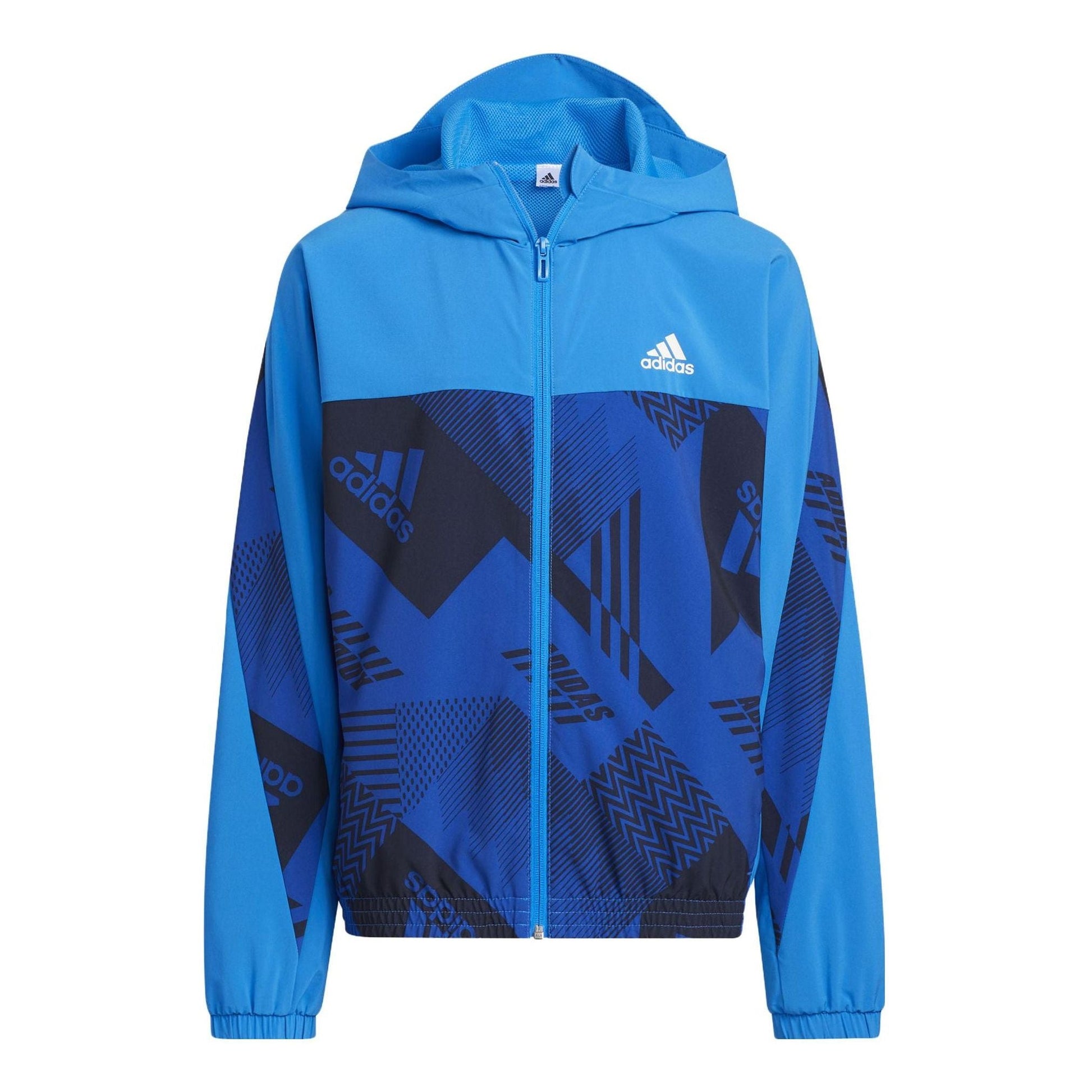 (GS) adidas Woven Jacket 'Blue' HE0109