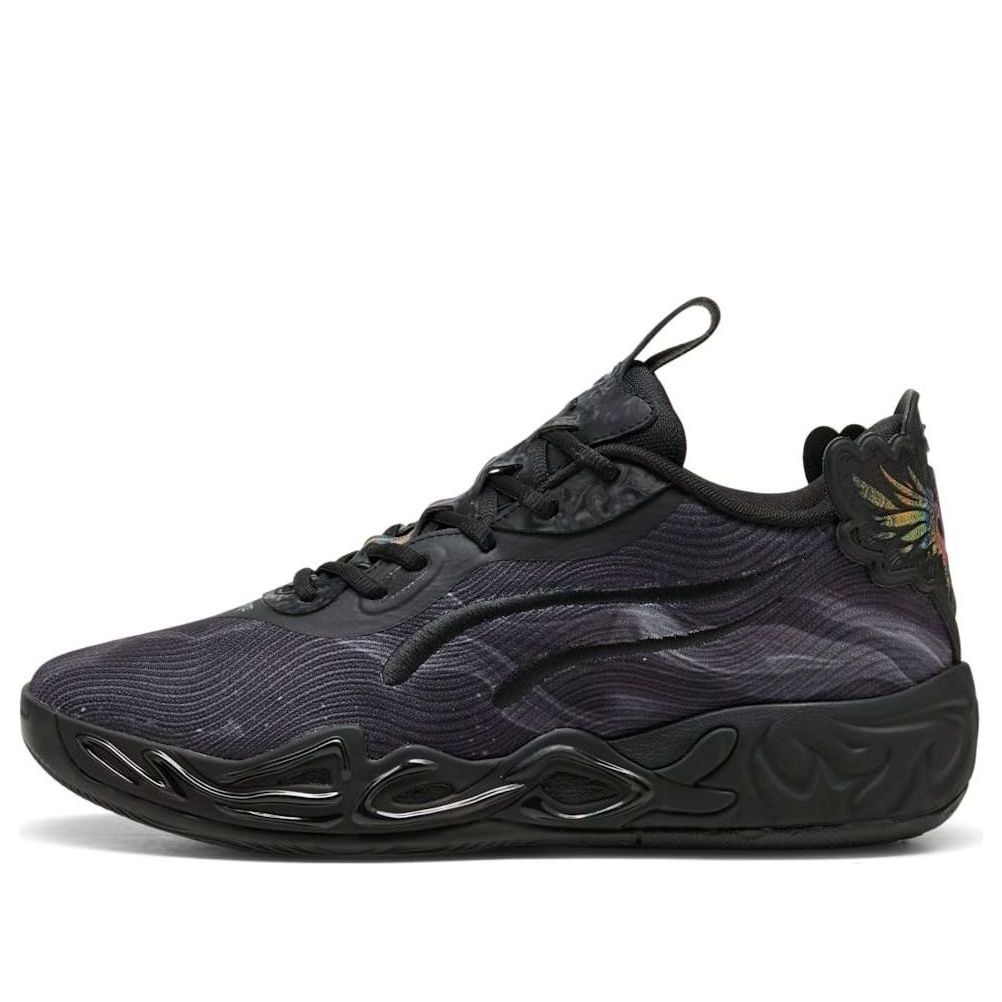 PUMA LaMelo Ball MB.04 Lo Team 'Black Dark Amethyst' 312174-01
