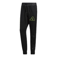 adidas Dp & Hdn Pant Basketball Sports Printing Logo Alphabet Knit Long Pants Black GM4918