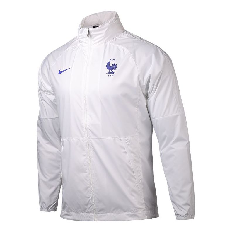 Nike France Football Training Hood Jacket Men's White CN7069-100
