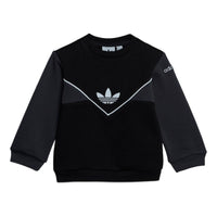 (PS) adidas Adicolor Crew Set 'Black Grey' IC9113