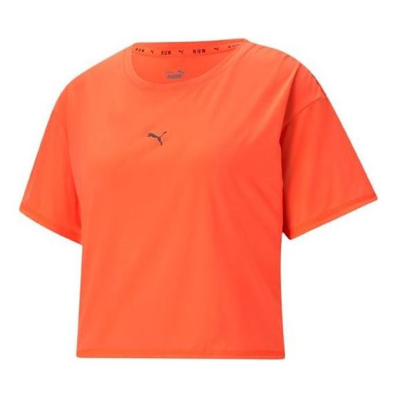 (WMNS) PUMA COOLadapt Running T-Shirt 'Orange' 520396-84