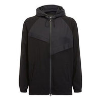 Men's Y-3 Yohji Letters Jacket Casual Black FJ0456
