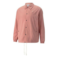 PUMA MMQ Seersucker Shirt Jacket 'Pink' 533467-24