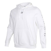 PUMA Graphic Hoodie 'White Black' 531243-02