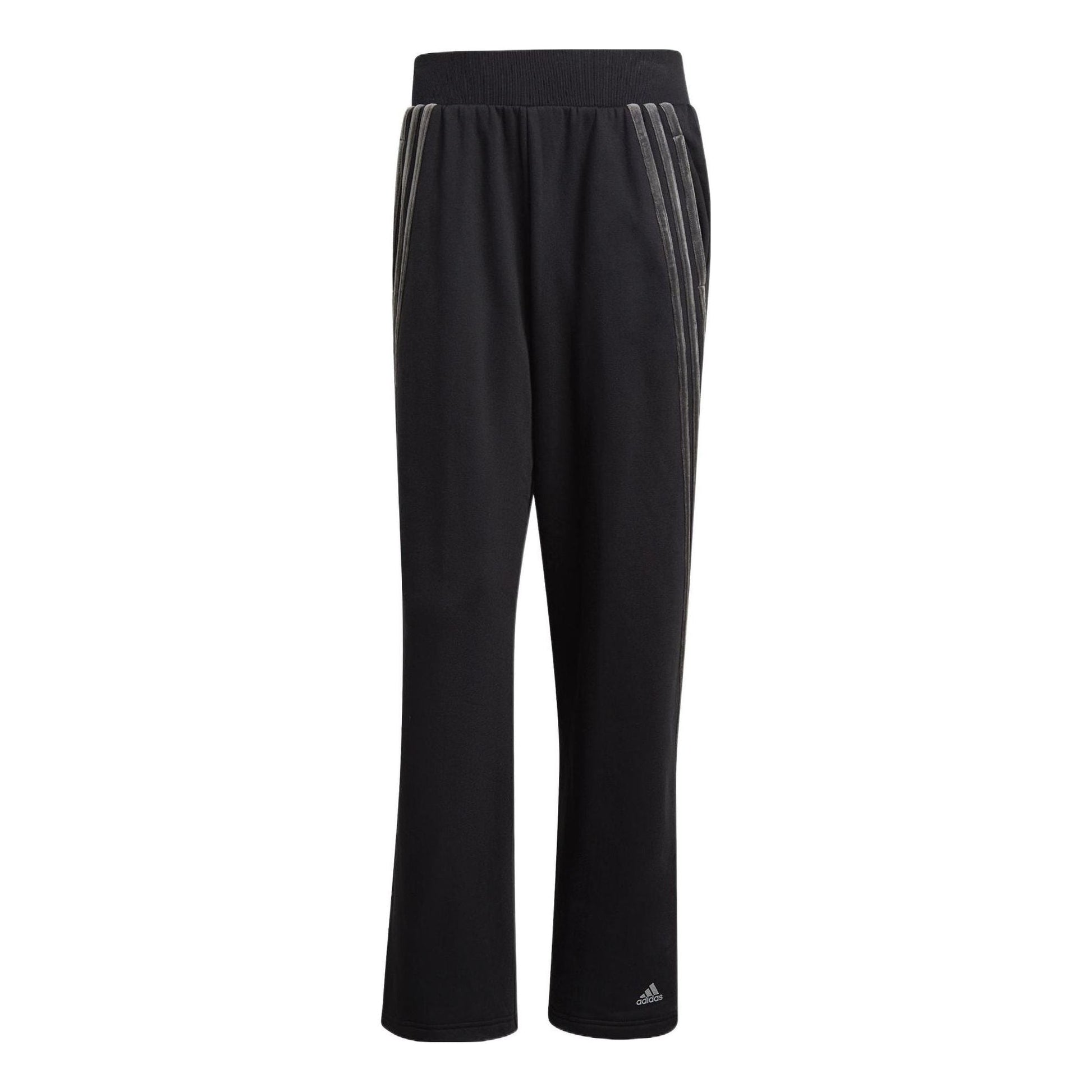 (WMNS) adidas Wide Pants Asia Sizing 'Black' H25081