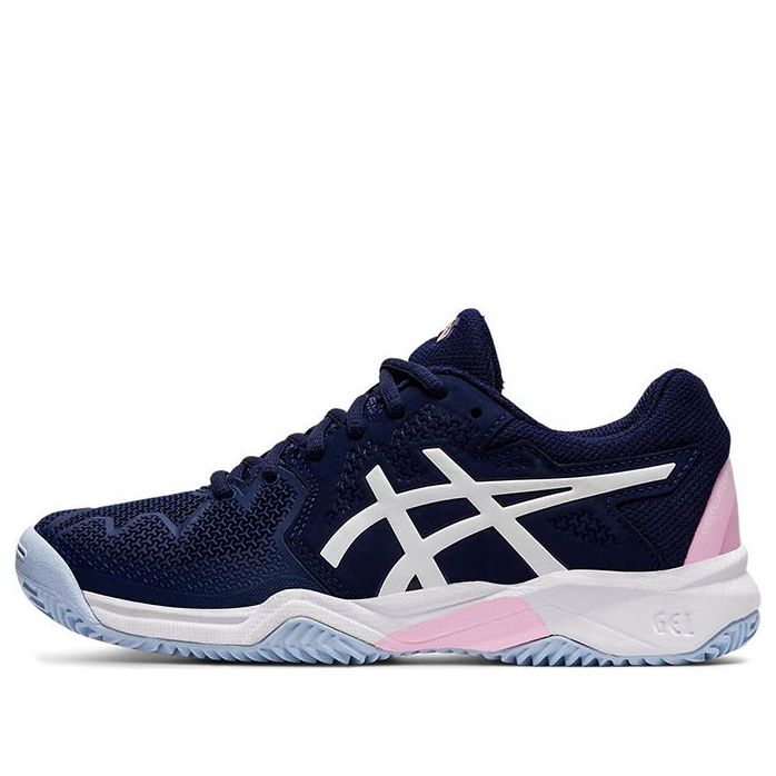 (GS) ASICS Resolution 8 Clay Dark Blue 1044A019-401