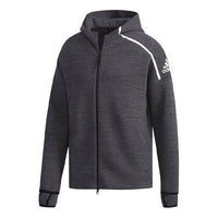 adidas Sports Stylish Knit Jacket Gray DY5762