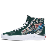 Vans Sk8-Hi High Top Suede Sneakers 'Green Multi' VN0A5JIVYXH
