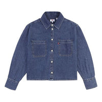 Levis Lapel Denim Shirt Denim-Blue 29685-0003