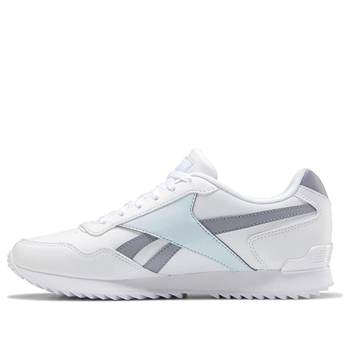 (WMNS) Reebok Royal Glide Ripple Clip 'Gray White' FW8189