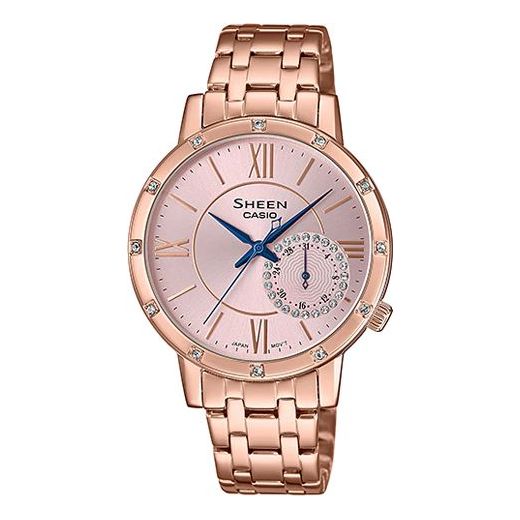 CASIO SHEEN Ladies Pink Dial Pink Analog SHE-3046PG-4A