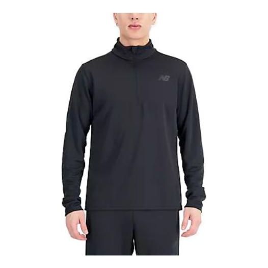 New Balance Tenacity Hooded Quarter Zip Top Asia Sizing 'Black' MT33130-BK