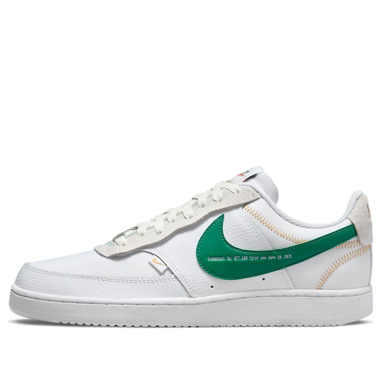 Nike Court Vision Low Premium 'First Use - White Green Noise' DJ2001-100
