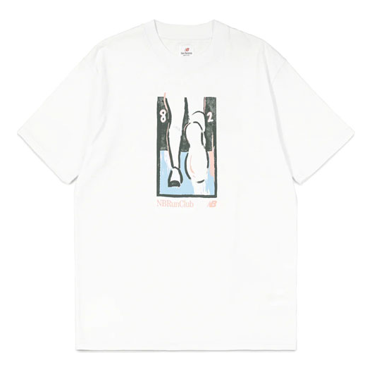 New Balance Run Club Tee Asia Sizing 'White' MT31546WT