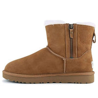(WMNS) UGG Classic Mini Double Zip Zipper Brown 1018849-CHE