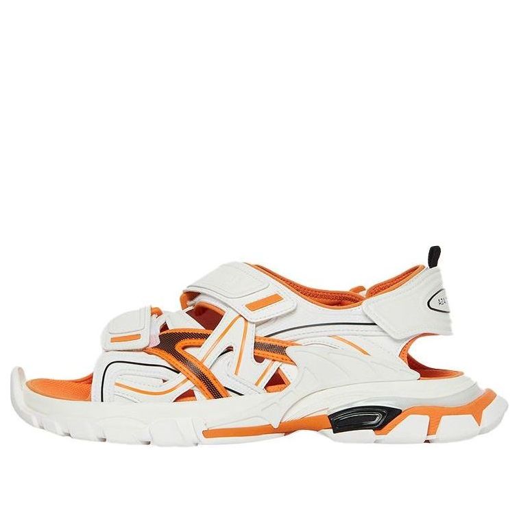 Balenciaga Track Sandals White/Orange 617542W2FH19059