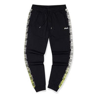 FILA FUSION Athleisure Casual Sports Knit Long Pants Black T11M031603F-BK