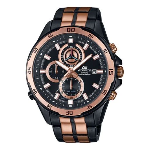 Casio Edifice Analog Watch 'Black Rose Gold' EFR-547BKG-1AV