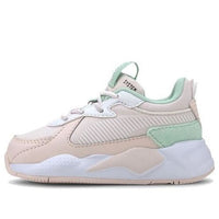 (TD) PUMA RS-X Collegiate Running Shoes Pink/Green 371628-03